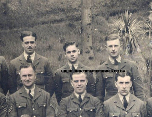 James Baker top right with the RAF